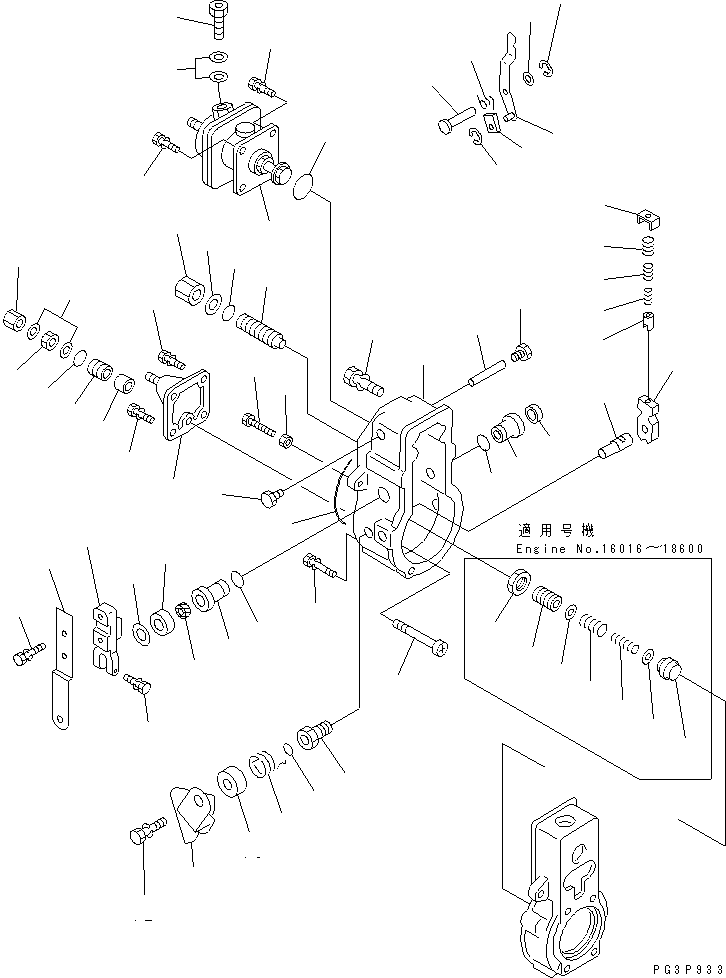Регулятор в сборе (ND190800-4210) KOMATSU