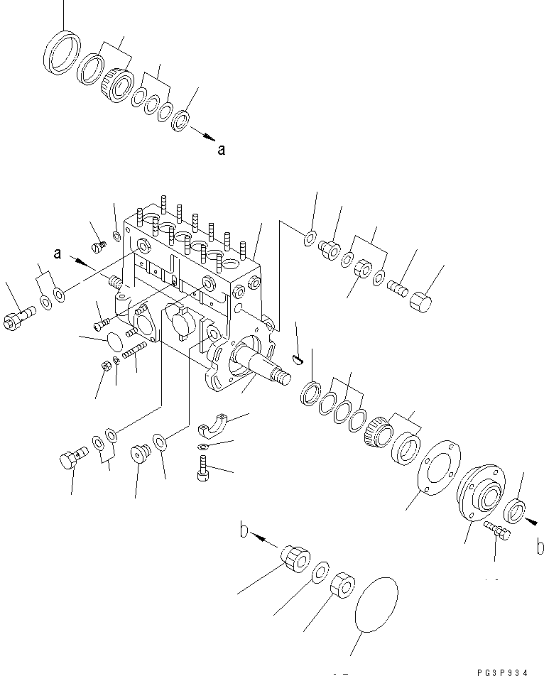 Вал ND092575-0260 KOMATSU