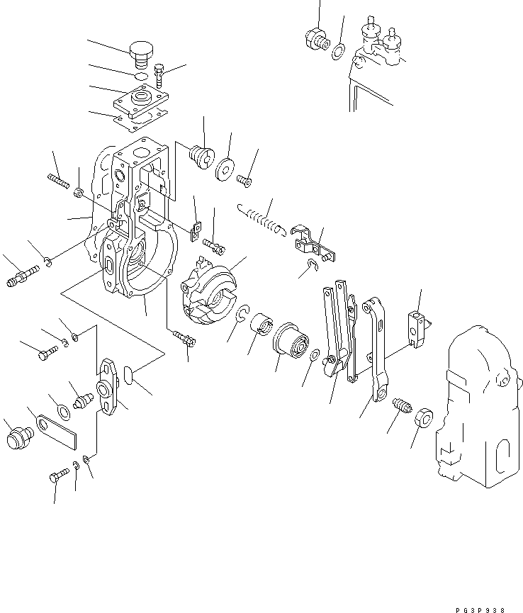 Регулятор в сборе DK105404-5112 KOMATSU