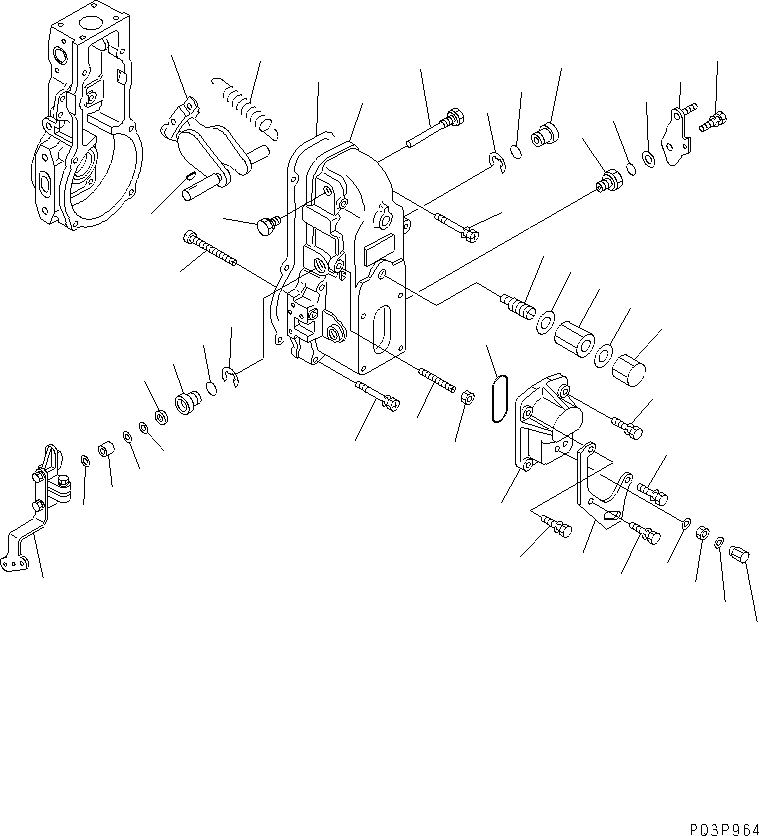 Регулятор в сборе (DK105404-5120) KOMATSU