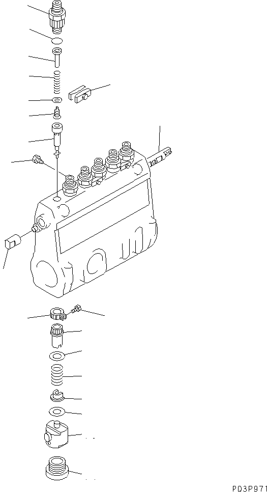 STOPPER,DELIVERY VALVE ND090133-0261 KOMATSU