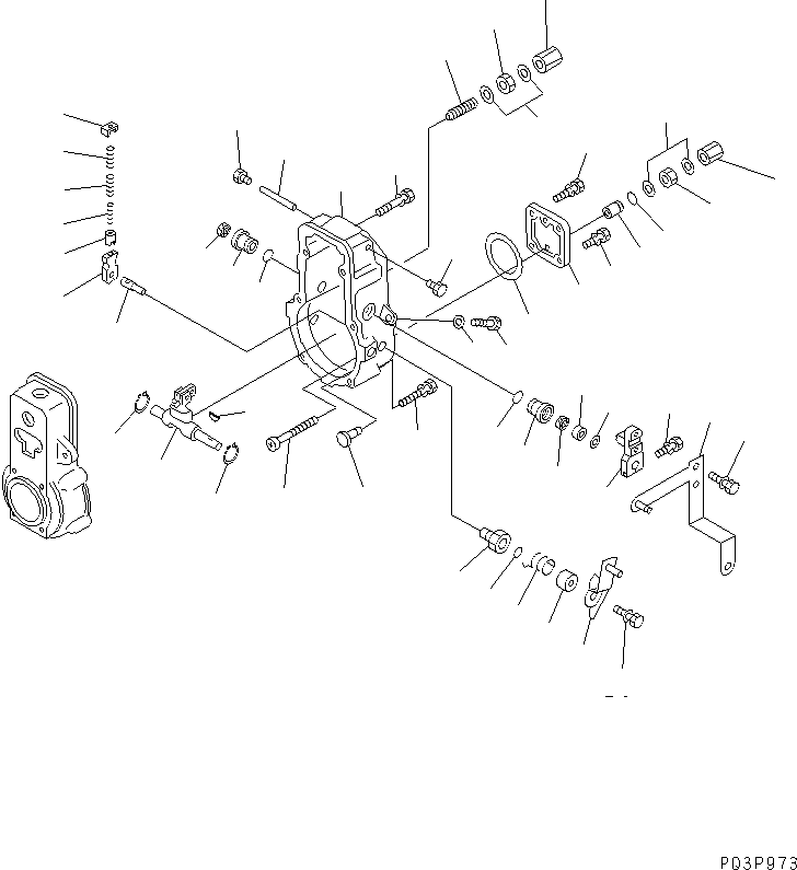 Governor Assembly ND190800-4140 KOMATSU