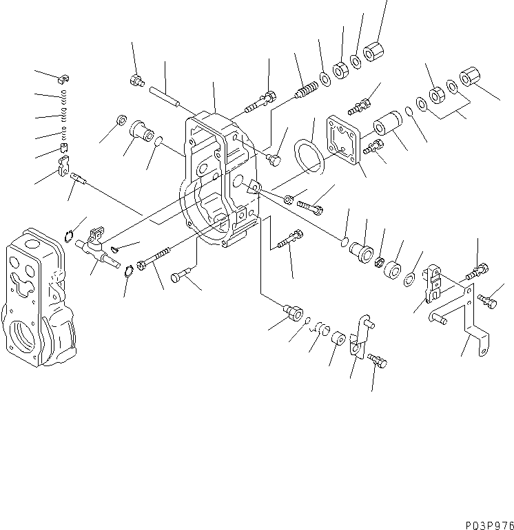 Регулятор в сборе (ND190800-4110) KOMATSU