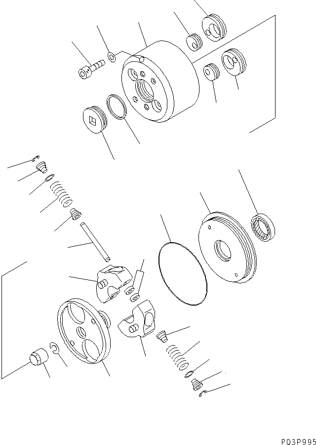 Крышка DK156809-1620 KOMATSU