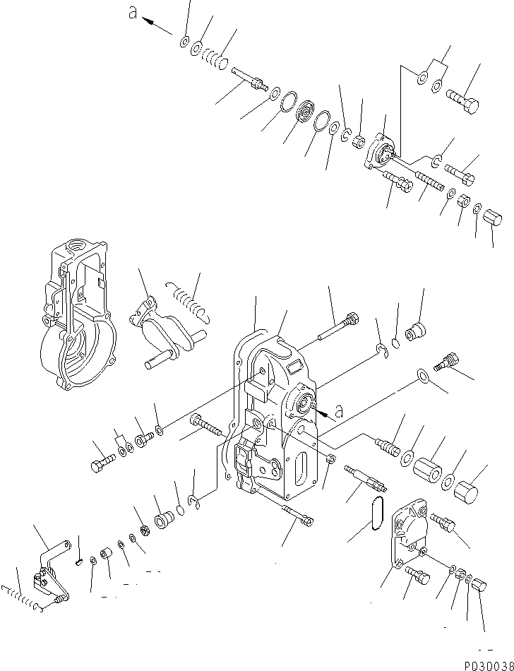 Пружина DK154416-1600 KOMATSU