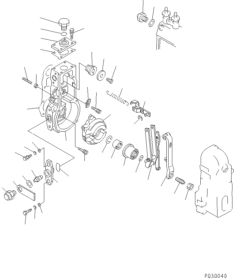 Регулятор в сборе DK105404-5280 KOMATSU