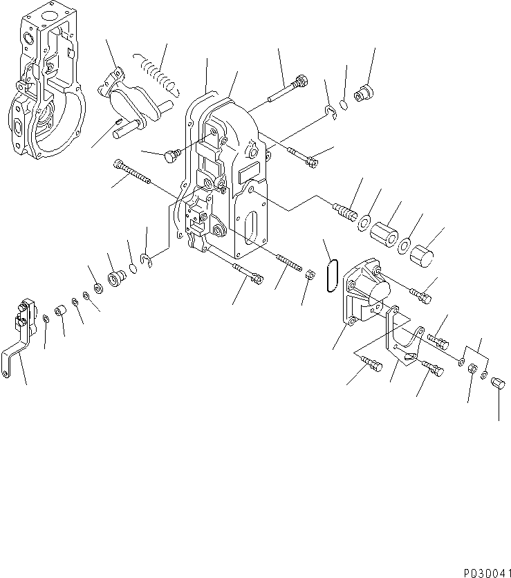 Регулятор в сборе (DK105404-5280) KOMATSU