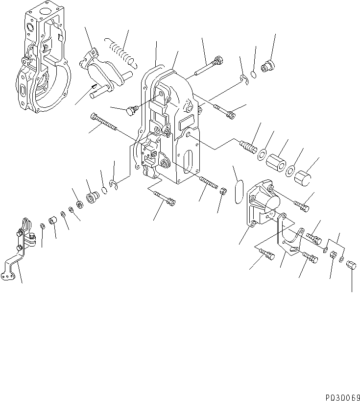 Регулятор в сборе (DK105404-5230) KOMATSU