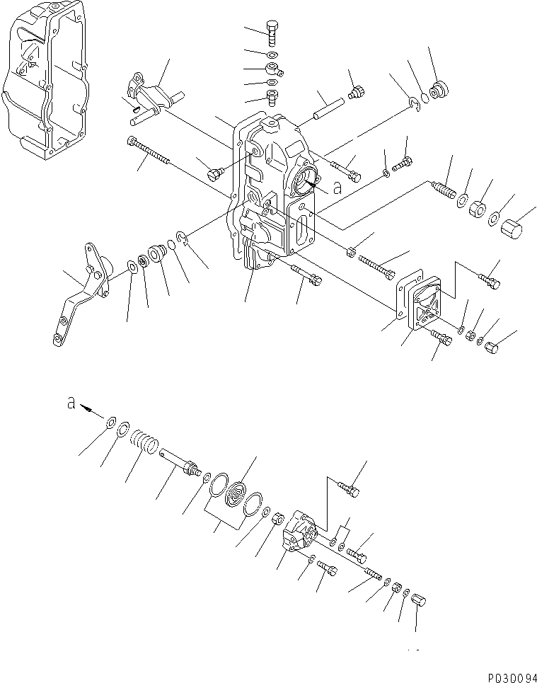 Регулятор в сборе (DK105447-1611) KOMATSU