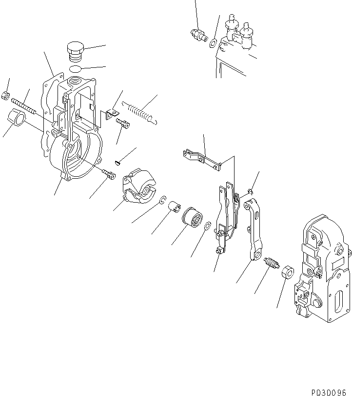 Регулятор в сборе DK105407-6871 KOMATSU