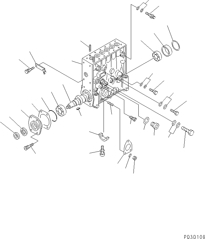 Топливный насос высокого давления в сборе 6151-71-1440 KOMATSU