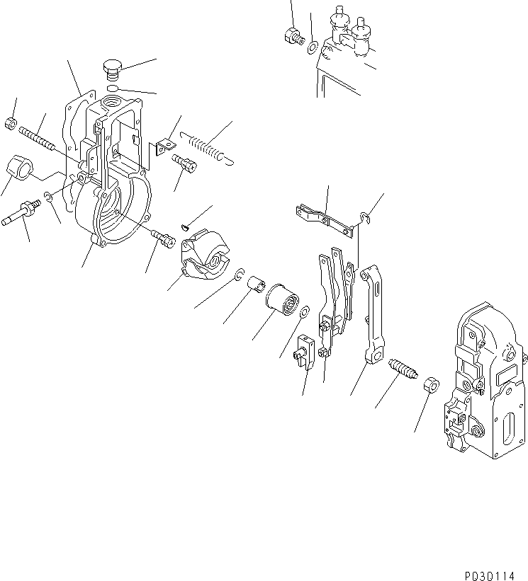 Регулятор в сборе DK105407-3702 KOMATSU