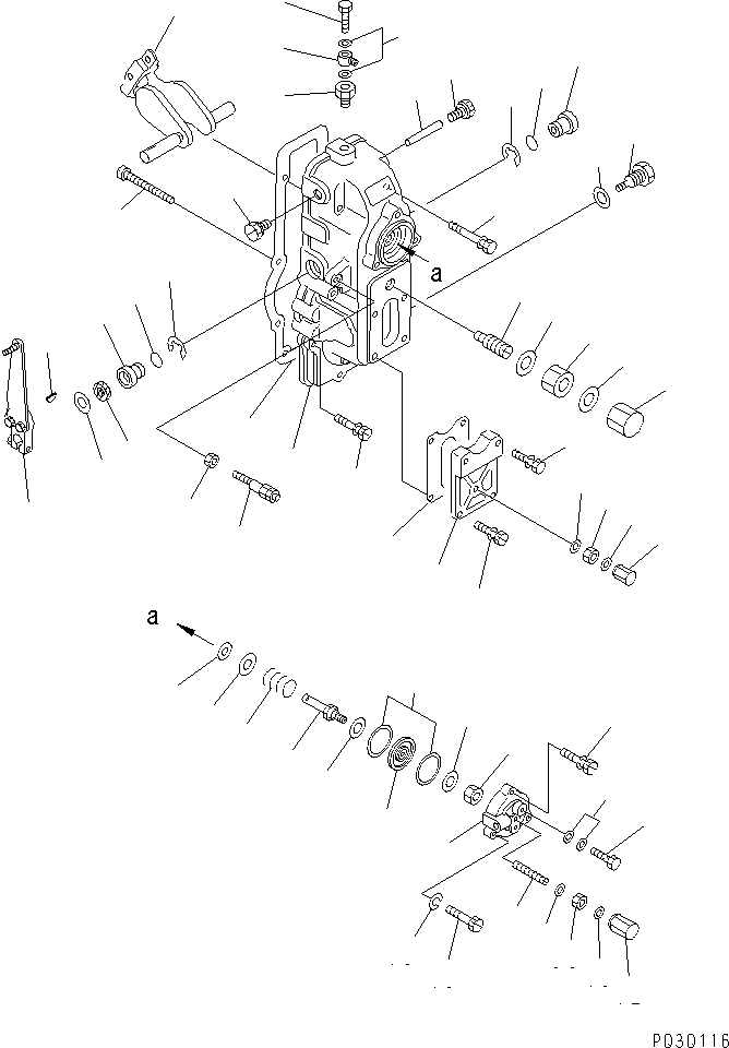 Регулятор в сборе (DK105447-1410) KOMATSU
