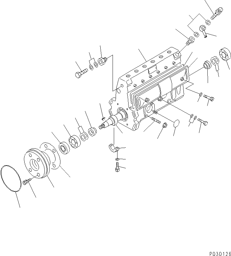 Насос в сборе DK101061-9721 KOMATSU