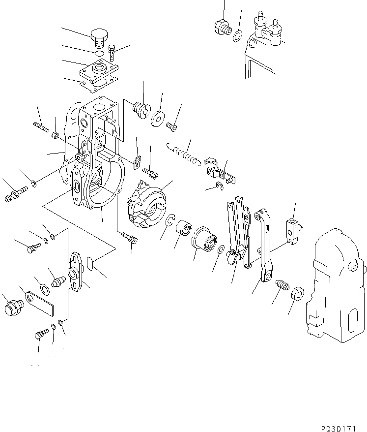 Регулятор в сборе DK105404-5470 KOMATSU