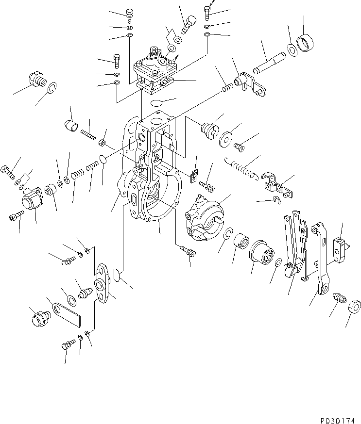 Регулятор в сборе DK105404-5440 KOMATSU