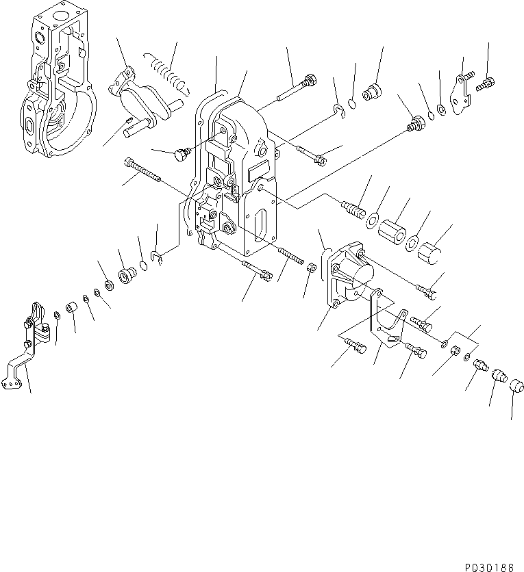 Регулятор в сборе (DK105404-5520) KOMATSU