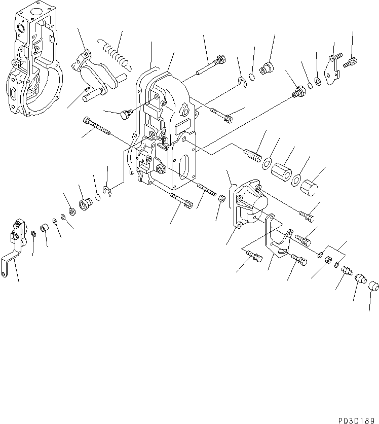 Регулятор в сборе (DK105404-5580) KOMATSU