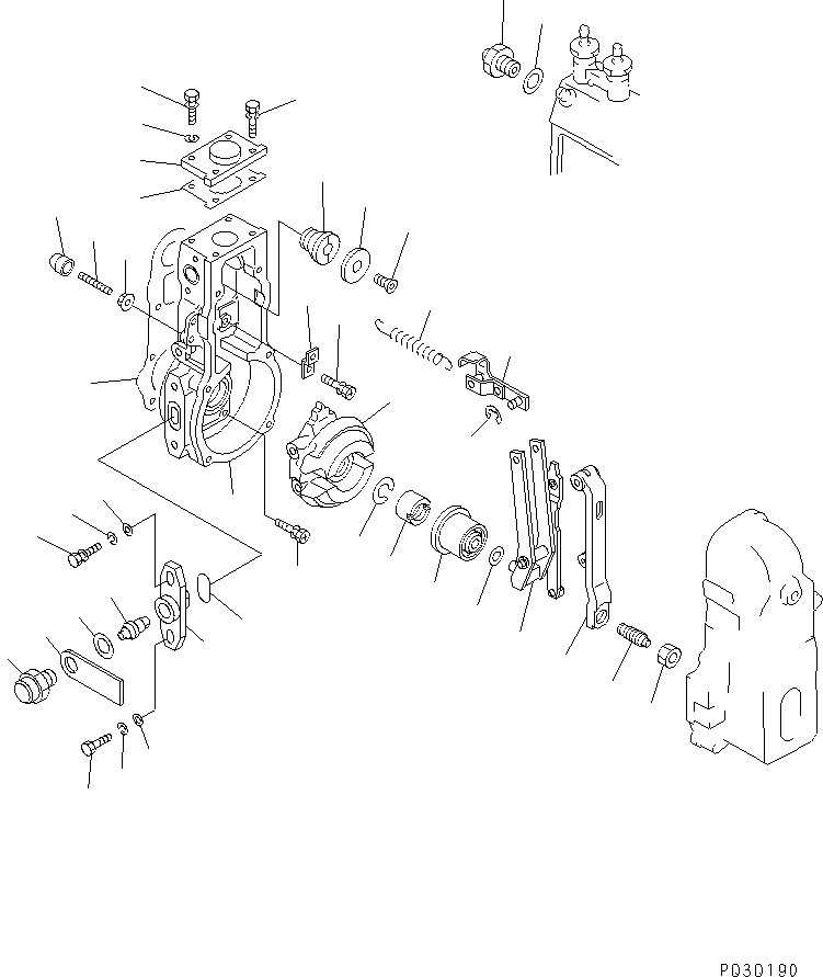 Регулятор в сборе DK105404-5540 KOMATSU