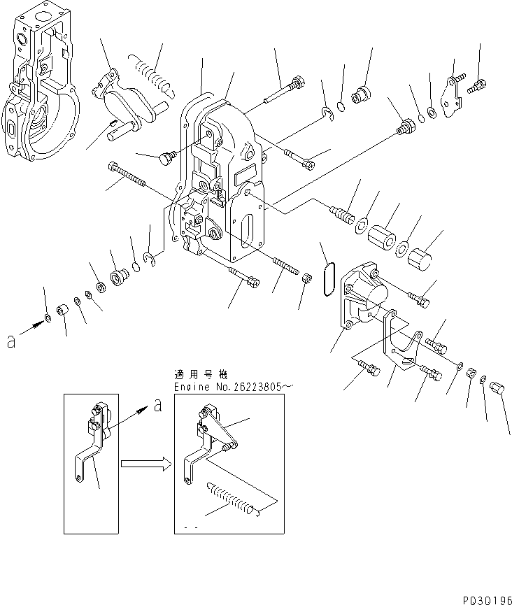 Регулятор в сборе (DK105404-5301) KOMATSU