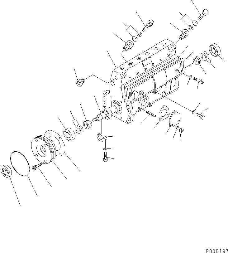 Насос в сборе DK101062-9111 KOMATSU