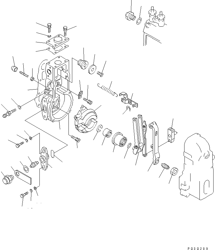 Регулятор в сборе DK105404-5690 KOMATSU