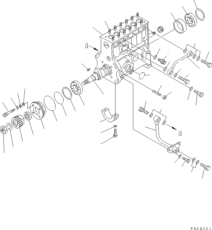 Насос в сборе DK106069-8061 KOMATSU