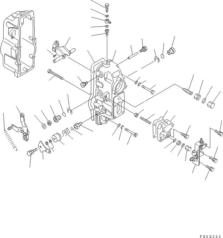 Крышка DK154520-7520 KOMATSU