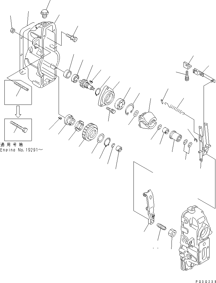 Регулятор в сборе DK105447-2290 KOMATSU