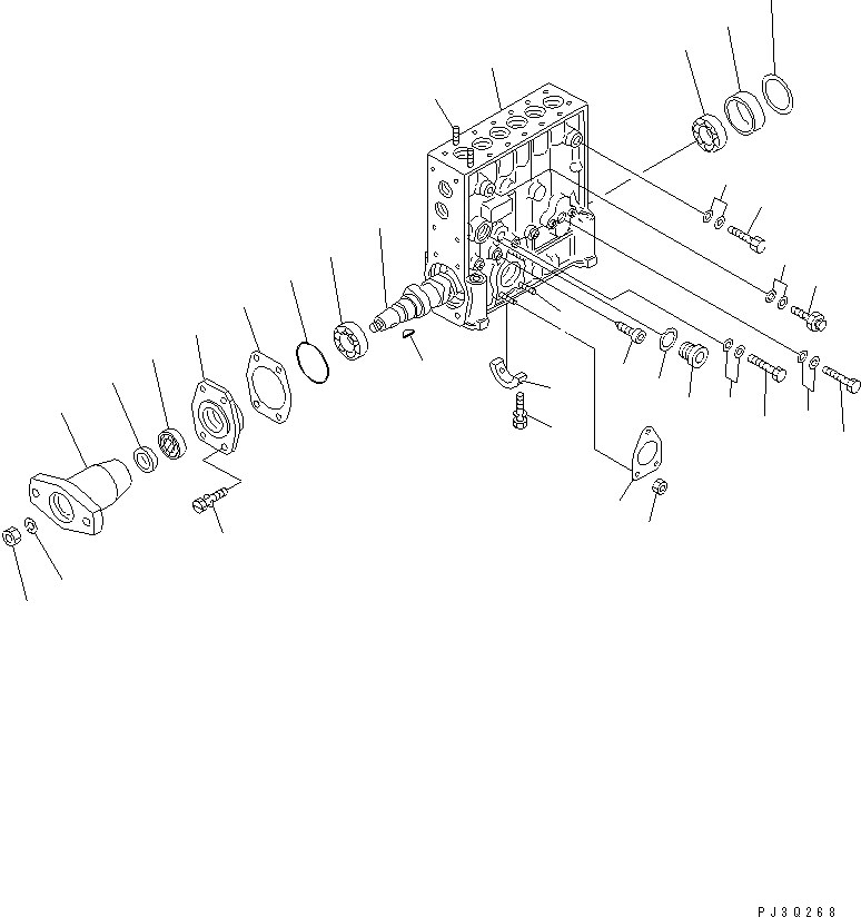 Корпус насоса DK134063-7220 KOMATSU