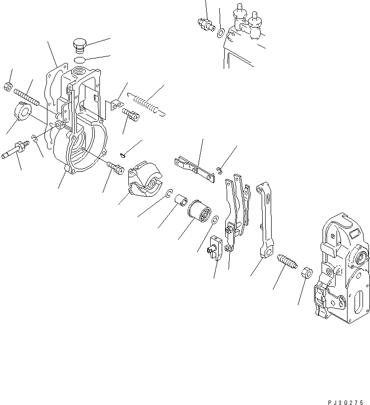 Регулятор в сборе DK105407-6370 KOMATSU