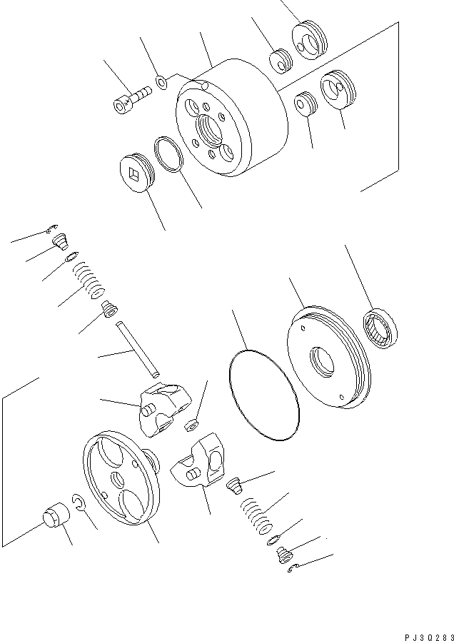 Крышка DK156809-1820 KOMATSU