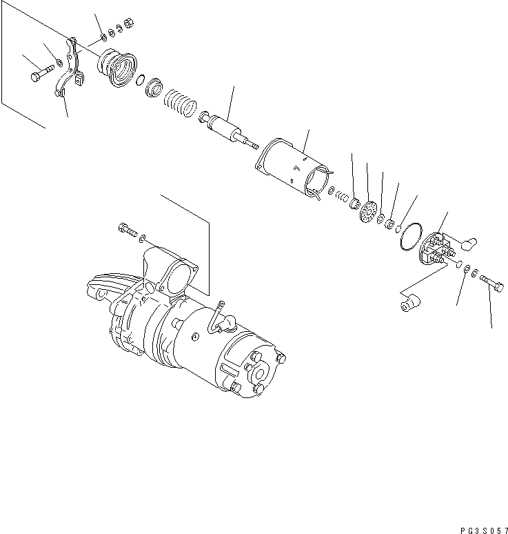 LEVER ASS'Y,SHIFT KD1-23320-0200 KOMATSU