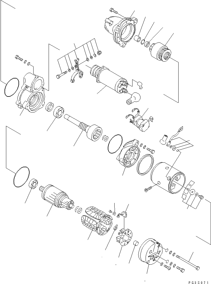Выключатель в сборе KD0-25000-6830 KOMATSU