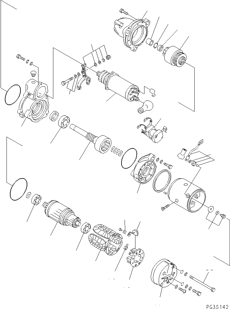 Якорь в сборе KD7-23100-0230 KOMATSU