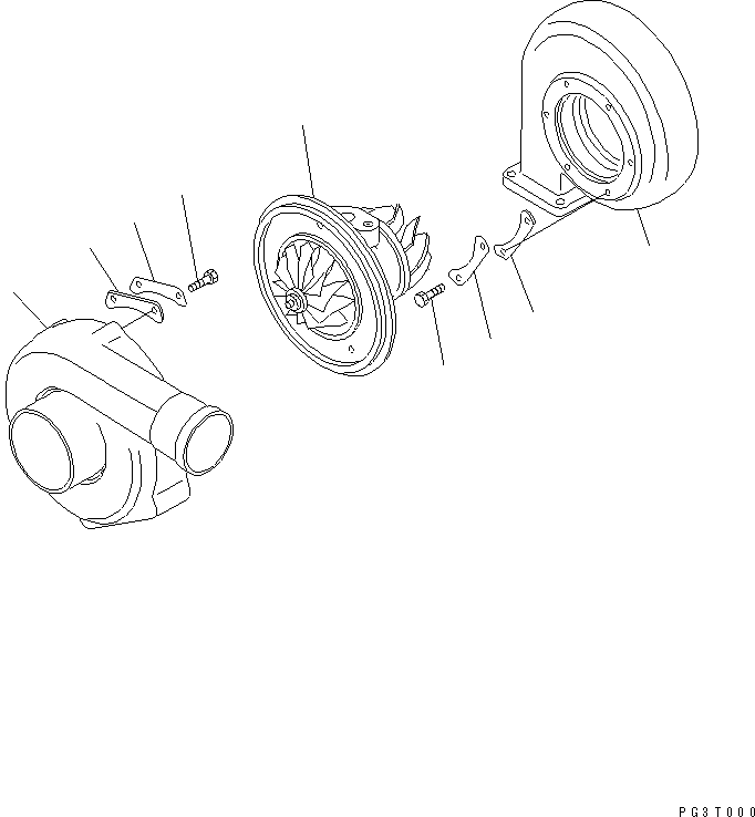 HOUSING,COMPRESSOR GA409722-0013 KOMATSU