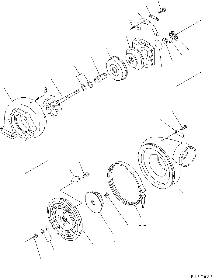 IMPELLER,BLOWER (\7\6505-51-1081) KOMATSU