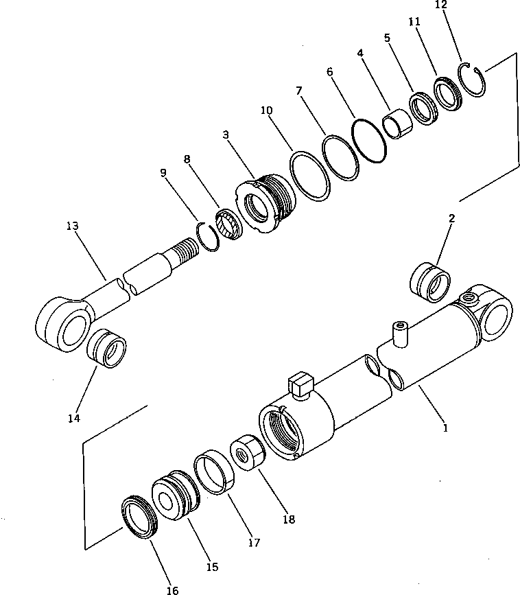 Головка цилиндров 707-29-80020 KOMATSU
