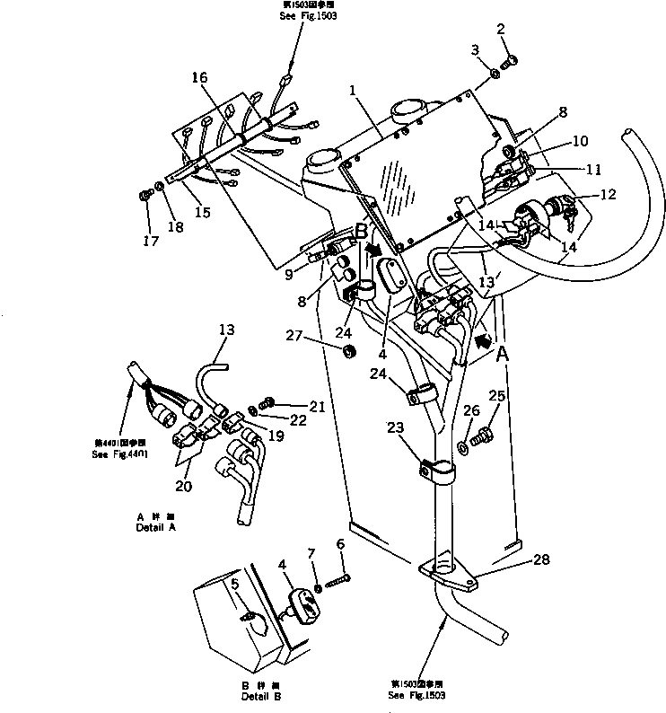MONITOR ASS'Y (MPH),(WITHOUT EMERGENCY STEERING) 7861-51-4101 KOMATSU