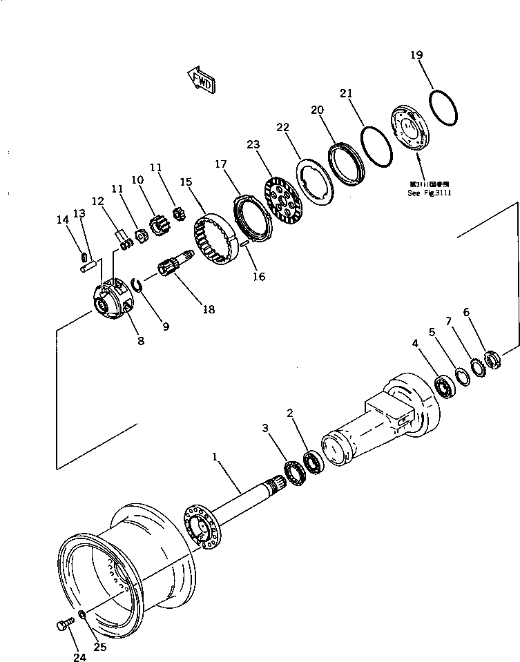 Пластина 419-33-11250 KOMATSU
