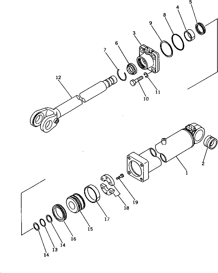 Стопорное кольцо 707-75-80011 KOMATSU