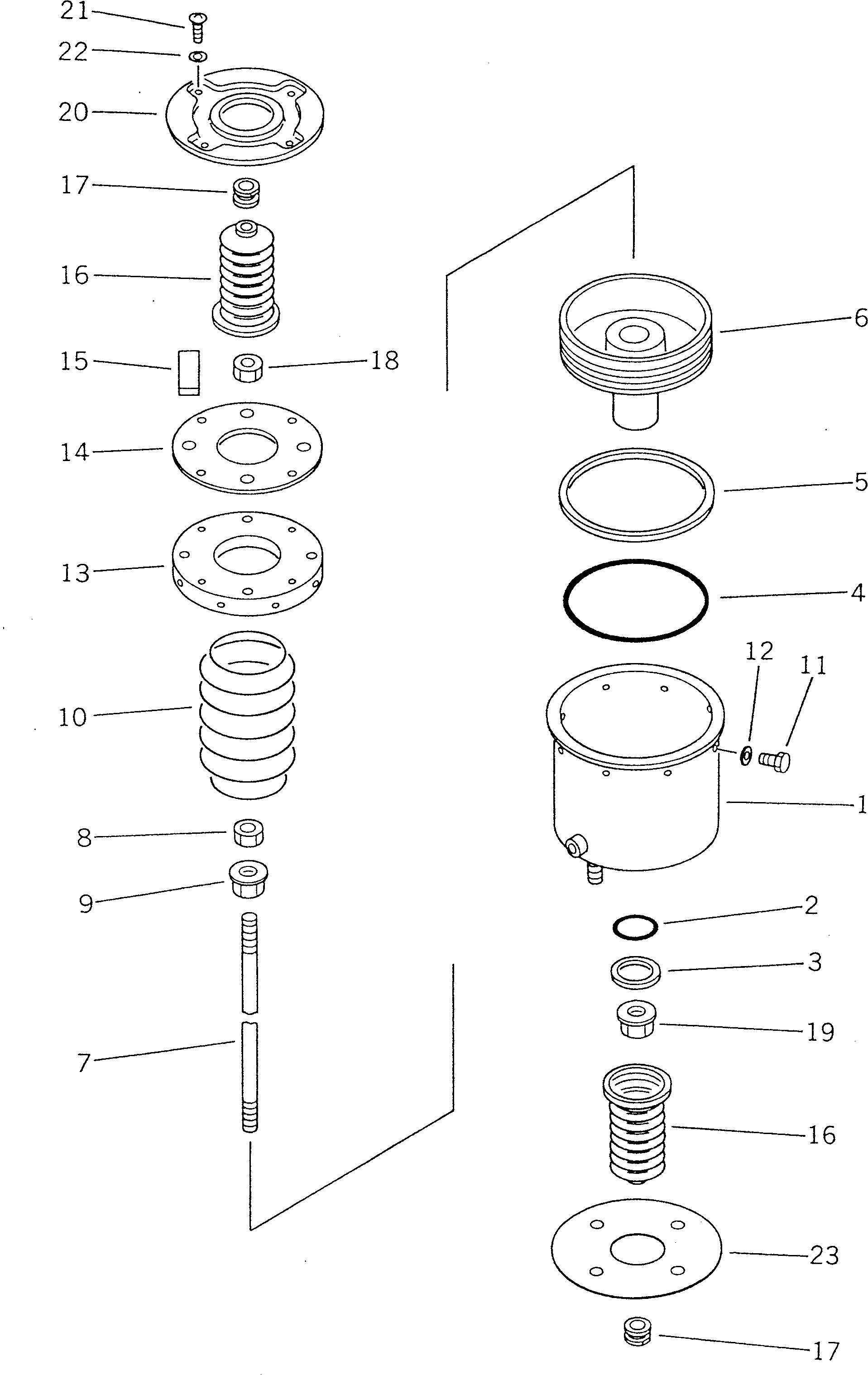 SEAL (K21) 423-43-17540 KOMATSU