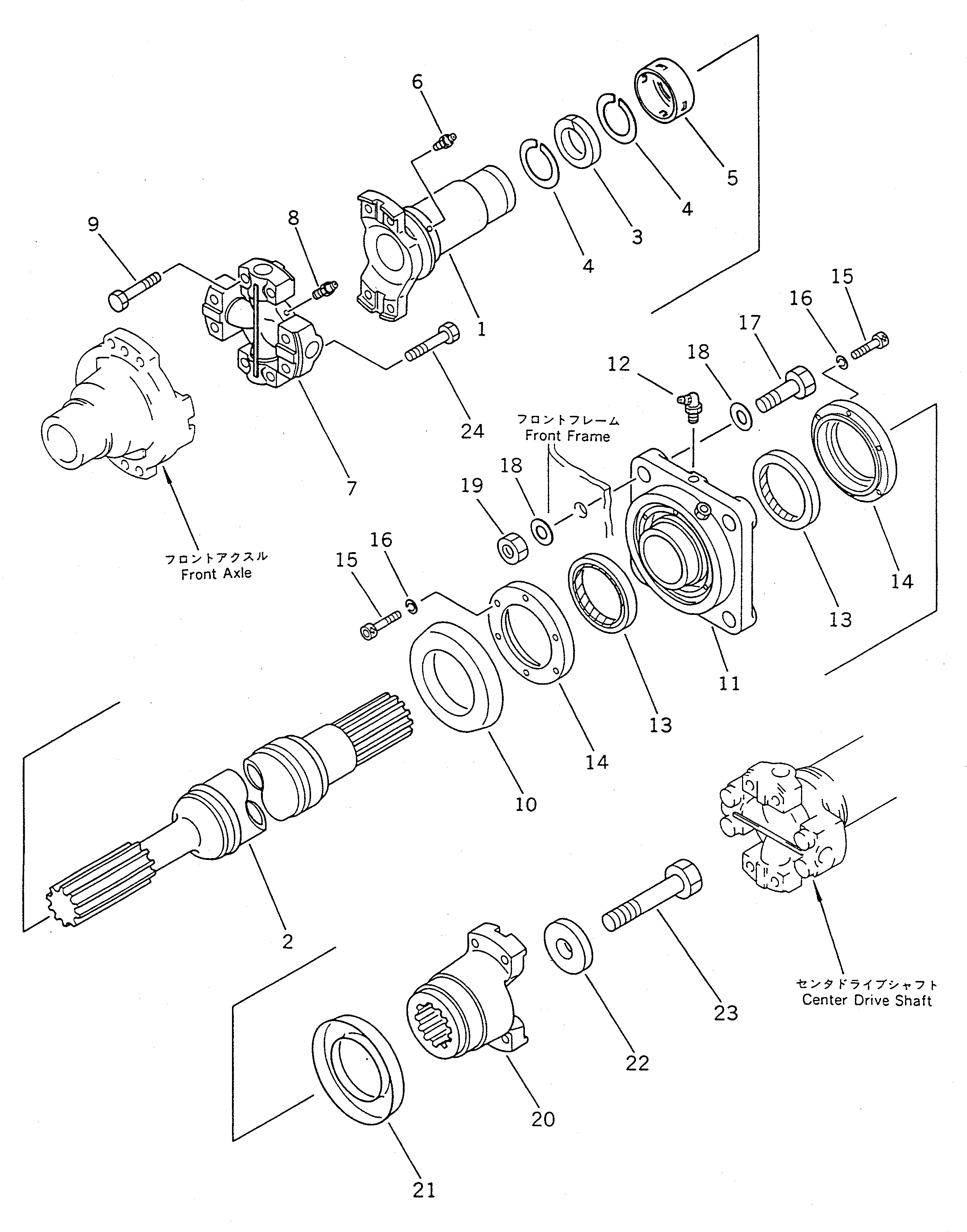BEARING,FLANGE 421-20-15122 KOMATSU