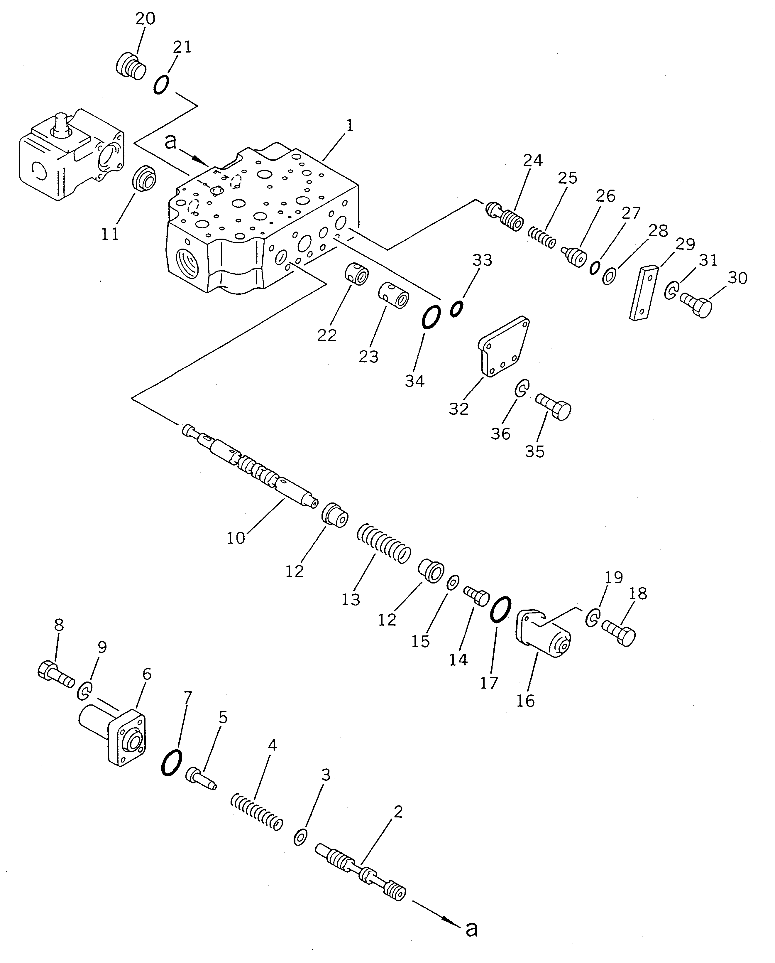 VALVE ASS'Y,STEERING DEMAND (\2\702-23-62001) KOMATSU