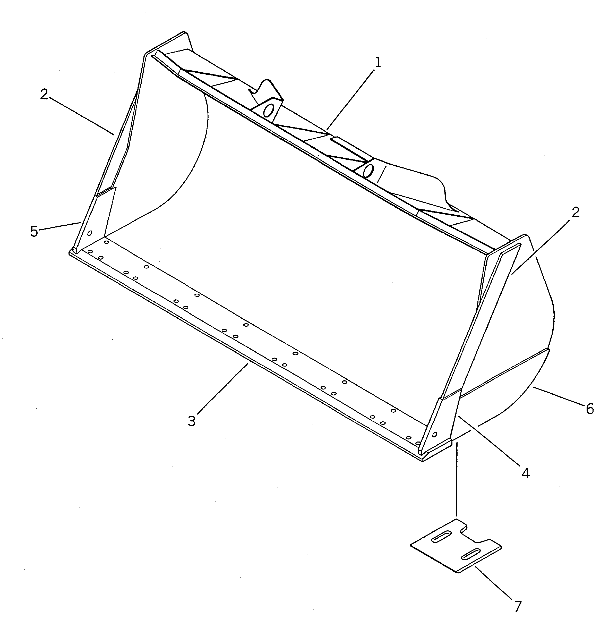 EDGE,2925MM (WELDED) 424-70-12121 KOMATSU