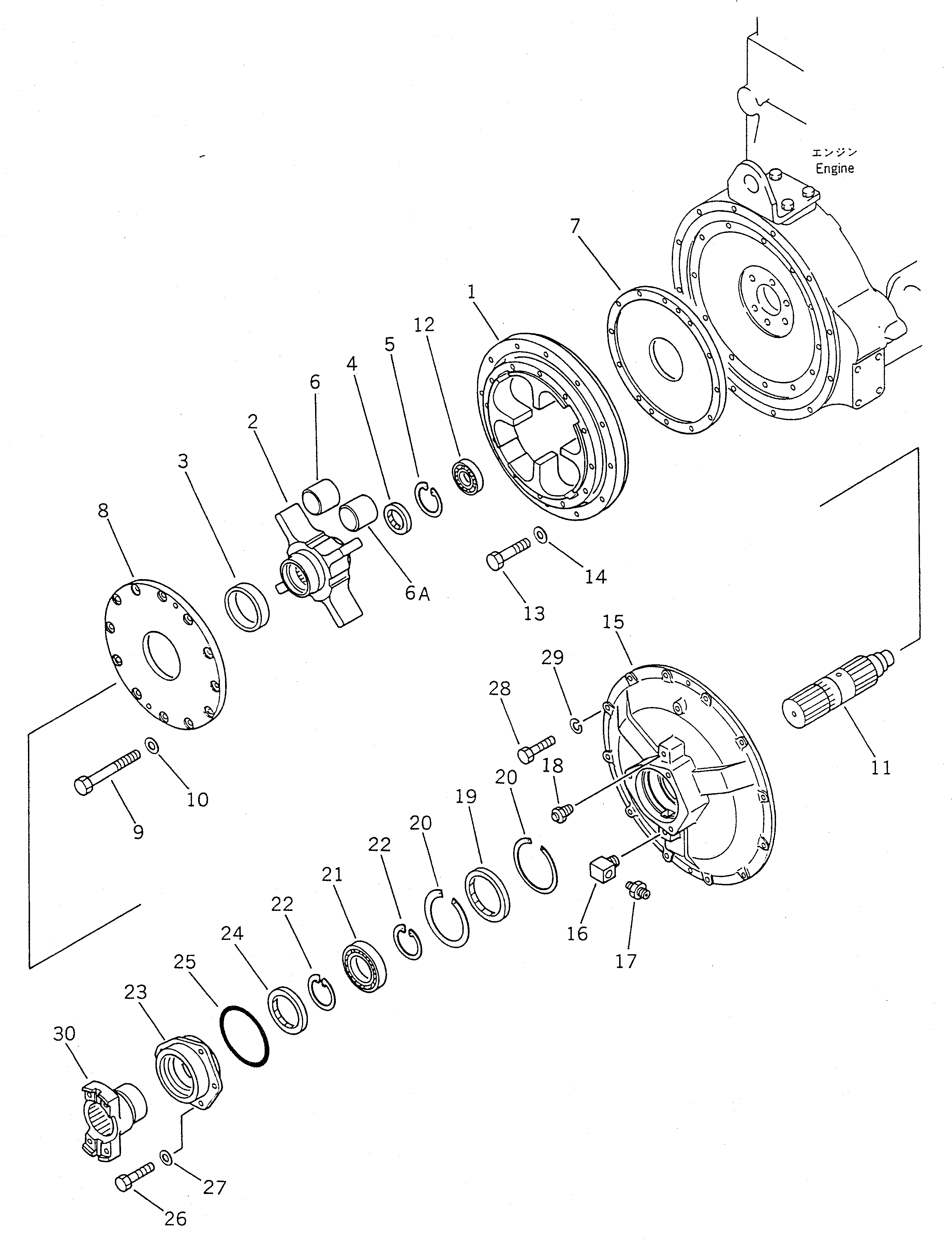 Подшипник (\2\06004-06207) KOMATSU