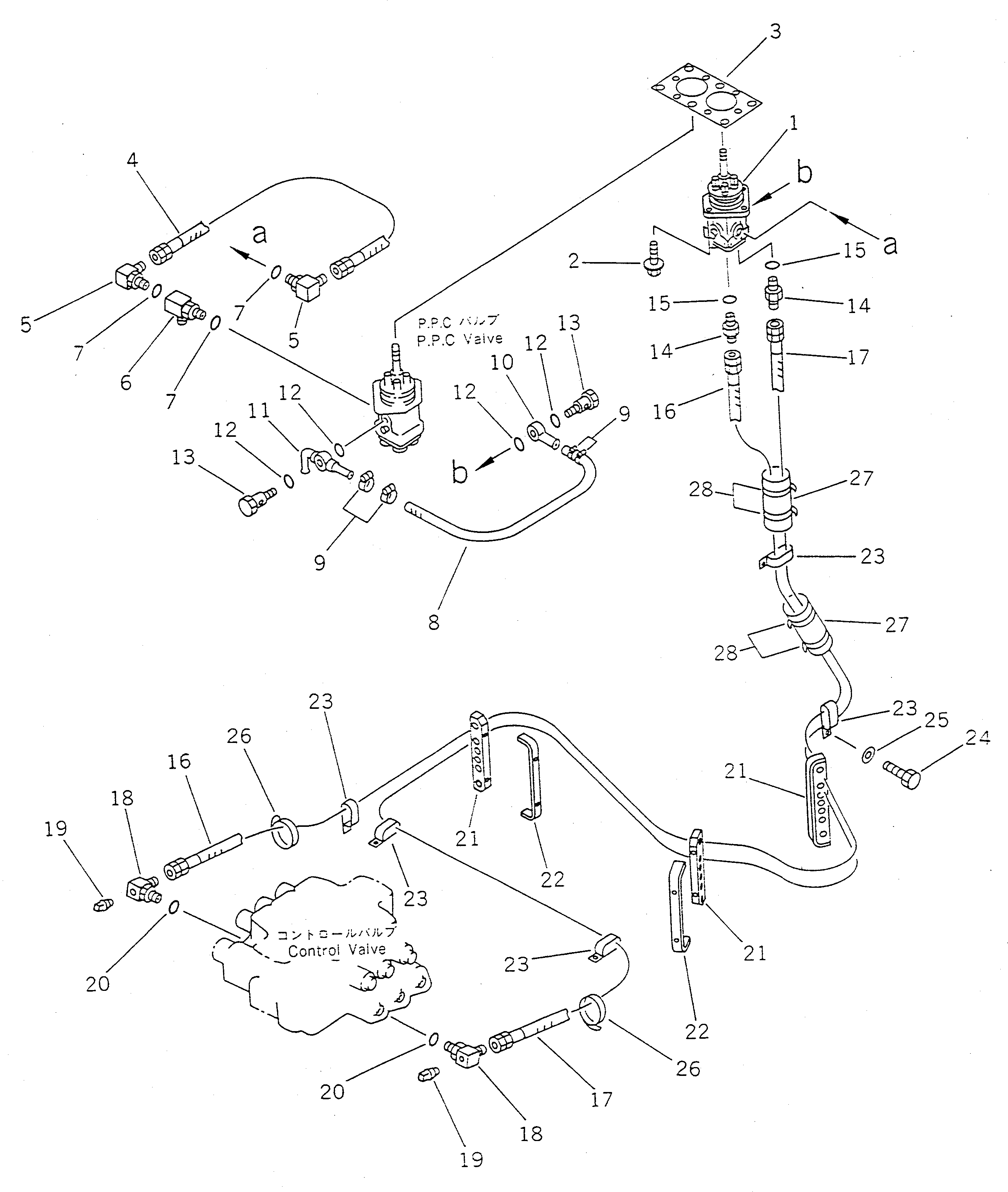 VALVE ASS'Y,P.P.C. (702-16-34000) KOMATSU