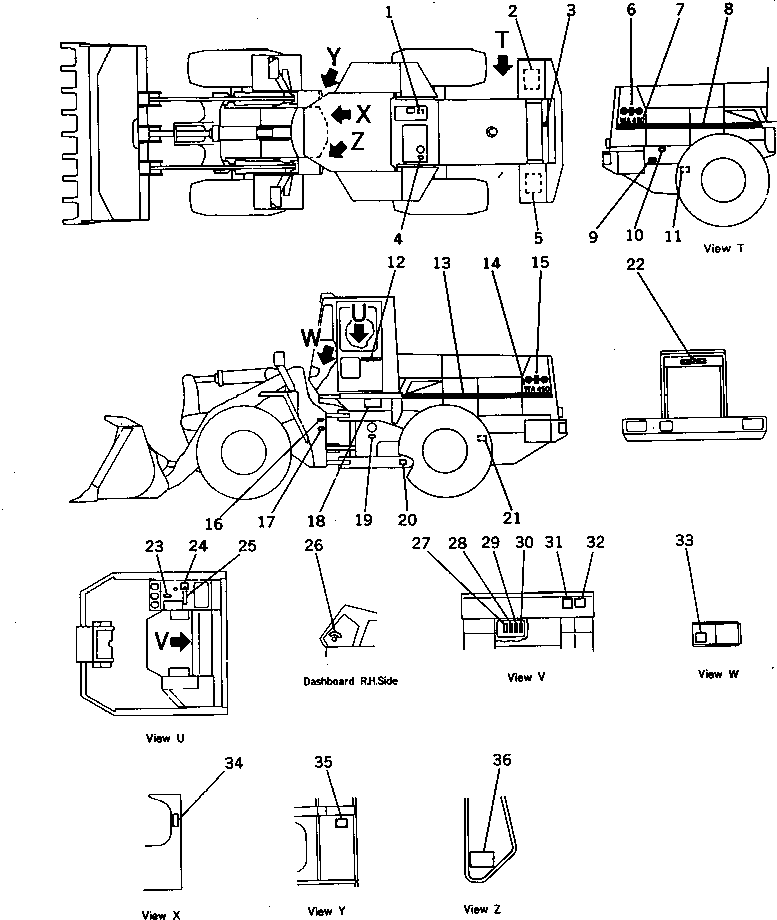 PLATE, CAUTION,TRANSMISSION OIL TEMPERATURE (\2\421-93-11950) KOMATSU