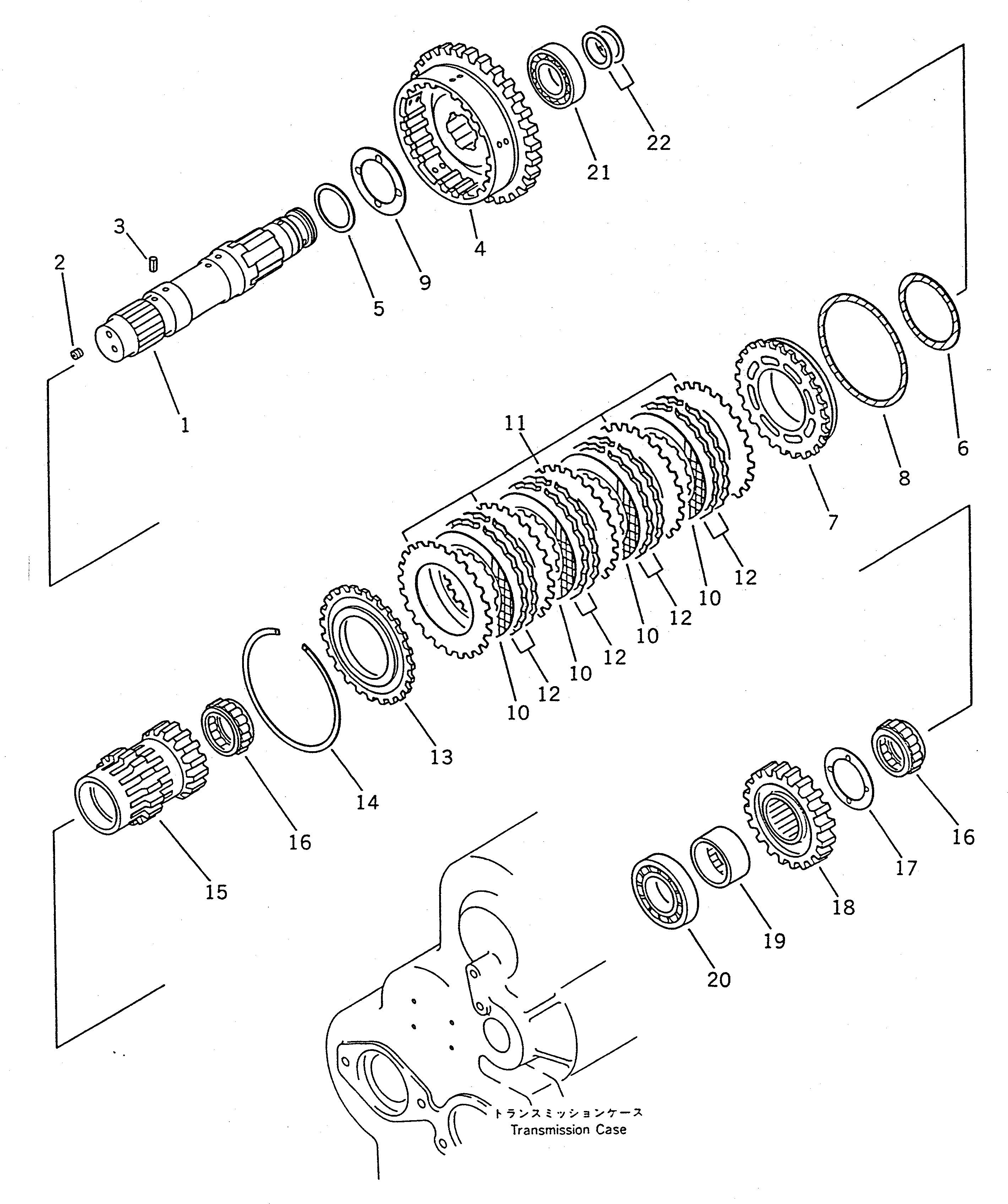 GEAR¤ 21 TEETH,1ST 417-15-12652 KOMATSU