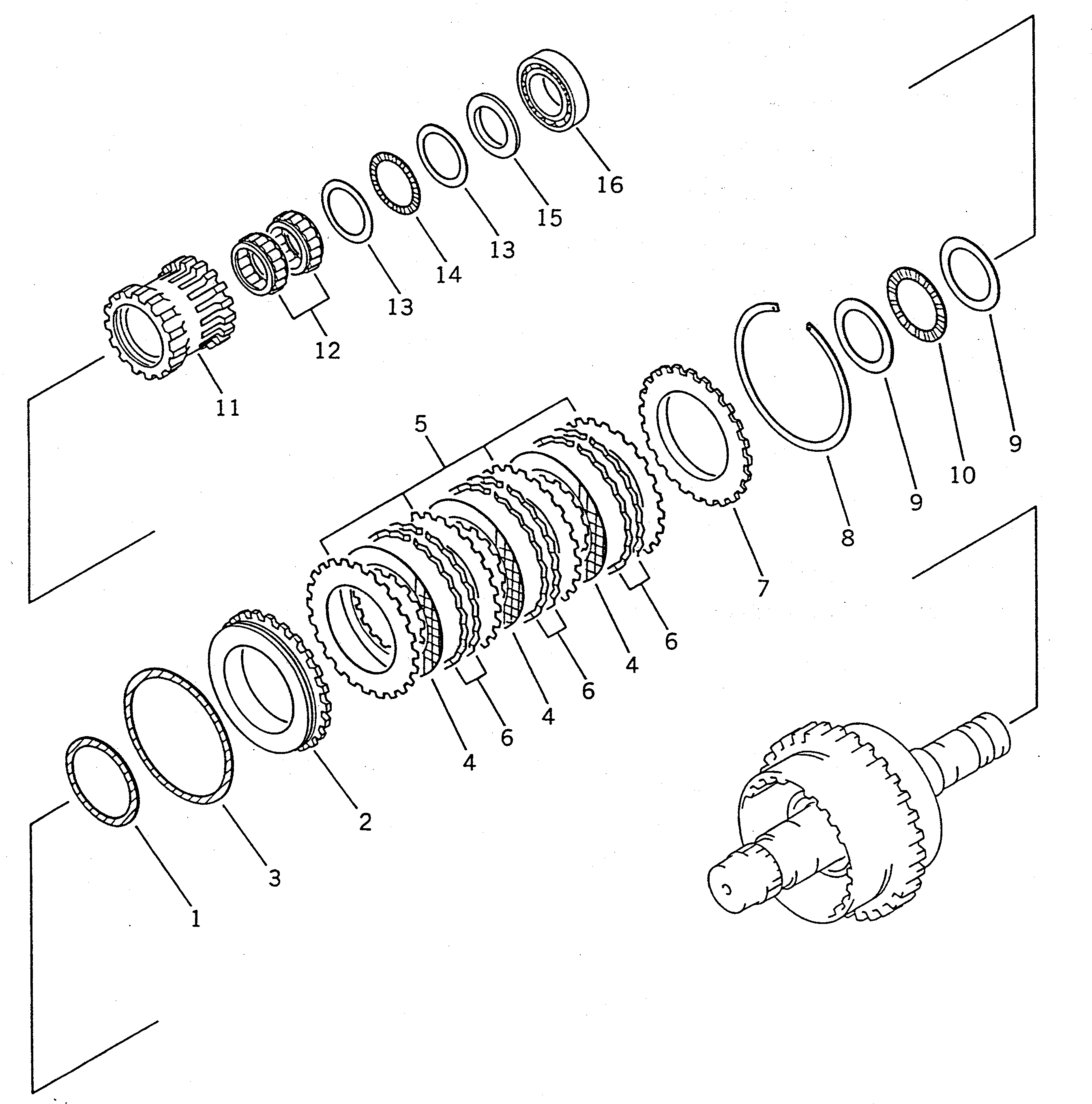 GEAR,3RD 417-15-13230 KOMATSU